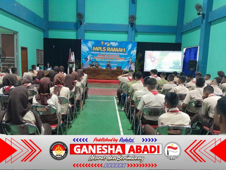 MPLS Jadi Momentum Bentuk Karakter, Kodim Sragen Ingatkan Pelajar Tak Kehilangan Jati Diri Bangsa