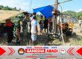 Krisis Air Bersih, TMMD Ke-129 Kodim 1505/Tidore Bangun Sumur Bor