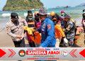 H.3 SAR Pantai Karang Jahe Pulau Merah, Berhasil Temukan Korban Terseret Ombak Kondisi MD.