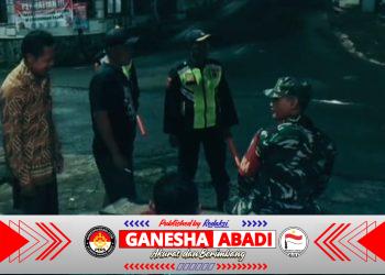 Patroli Malam Koramil Jatipurno, Wujud Nyata TNI Menjaga Keamanan dan Kenyamanan Warga