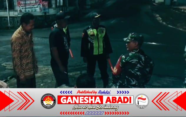 Patroli Malam Koramil Jatipurno, Wujud Nyata TNI Menjaga Keamanan dan Kenyamanan Warga