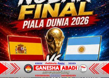 NOBAR BARENG BABINSA 3 WILAYAH, KEBERSAMAAN WARGA KARANG BENDO MERIAHKAN FINAL PIALA DUNIA Banyuwangi