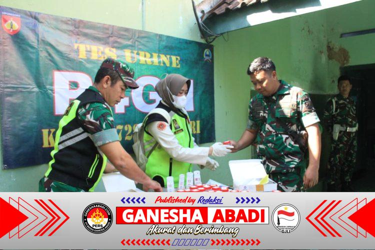 Puluhan Prajurit Kodim 0728/Wonogiri Di Tes Urine, Ini Hasilnya