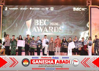 Kasdim 0825/Banyuwangi Hadiri BEC Awards 2026, Malam Apresiasi Budaya yang Mengangkat Nama Banyuwangi ke Kancah Nasional