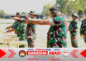 Pelihara Kemampuan Prajurit, Kodim Wonogiri Gelar Latihan Menembak