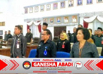 Plt Kepala BPKAD Hadiri Paripurna Ke-14 Persidangan III Tahun 2026.