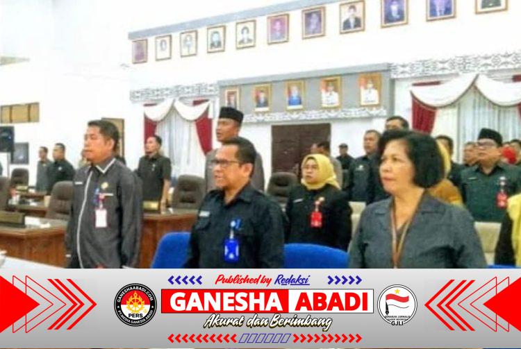Plt Kepala BPKAD Hadiri Paripurna Ke-14 Persidangan III Tahun 2026.