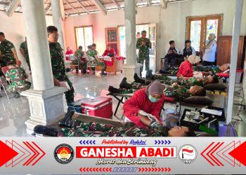Setetes Darah untuk Sesama, TMMD Sengkuyung Boyolali Berhasil Himpun 30 Kantong Darah