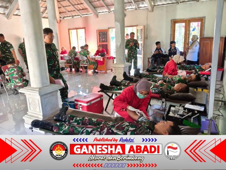 Setetes Darah untuk Sesama, TMMD Sengkuyung Boyolali Berhasil Himpun 30 Kantong Darah