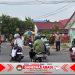 Personel Polres Barsel Laksanakan Gatur Pagi di Sejumlah Titik Rawan Kepadatan Kota Buntok
