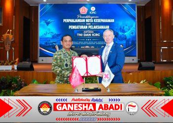 TNI dan ICRC Teguhkan Kemitraan Strategis, Perpanjang Nota Kesepahaman Hukum Humaniter Internasional