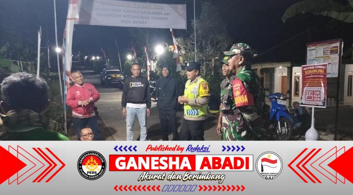 Wujud Sinergi TNI-POLRI Menjaga Keamanan Masyarakat Slogohimo