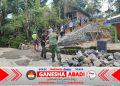 Babinsa Koramil 10/Sambi dan Warga Kompak Gotong Royong Bangun Talud di Tempursari