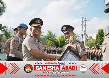 Polresta Banyuwangi Berikan Penghargaan Juara Lomba Hari Bhayangkara ke-80, Wujud Apresiasi atas Sportivitas dan Soliditas Personel*