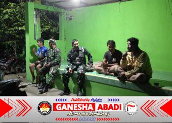 TNI Hadir Jaga Keamanan dan Pererat Kebersamaan dengan Warga Nguntoronadi