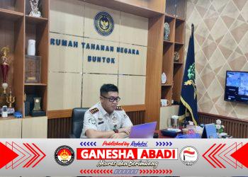Ka.Rutan Buntok Ikuti Pengarahan Kakanwil Ditjenpas Kalimantan Tengah Secara Virtual