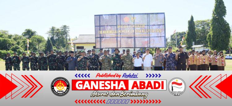 TMMD ke-129 Kodim 1505/Tidore Resmi Dibuka, Satukan Langkah Membangun Negeri dari Desa