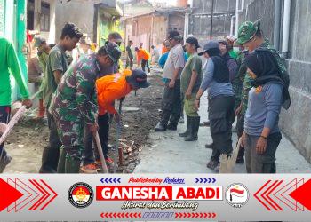 Pesan Tegas Danramil 03 Serengan, Kepada Satgas TMMD, Ormas & Warga Masyarakat, Target Sasaran Fisik & Non fisik Harus Tuntas Tepat Waktu
