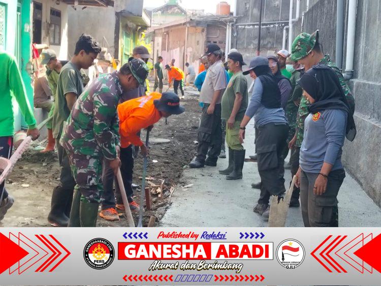 Pesan Tegas Danramil 03 Serengan, Kepada Satgas TMMD, Ormas & Warga Masyarakat, Target Sasaran Fisik & Non fisik Harus Tuntas Tepat Waktu
