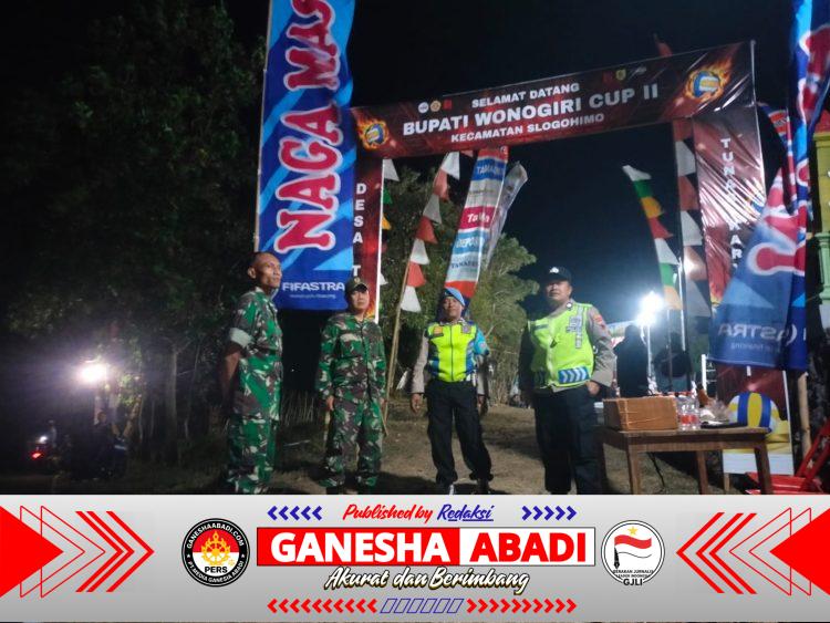 Patroli Malam Berlanjut Pengamanan, TNI-Polri Jaga Kondusivitas Slogohimo