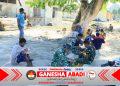 Hangatnya Kebersamaan, Satgas TMMD ke-129 Kodim 1505/Tidore Makan Bersama Warga di Lokasi Pekerjaan