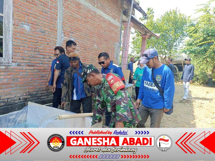 Bantuan Air Bersih Mengaliri Warga Desa Poleng, Sragen