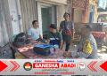 Bhabinkamtibmas Desa Sumerta Kauh Sambangi Warga Banjar Kelandis, Sampaikan Imbauan Cegah Curanmor dan Sosialisasi Call Center 110