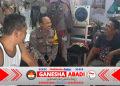 Bhabinkamtibmas Kesiman Petilan Sambangi Fira Tailor, Ingatkan Warga Waspada Curanmor dan Manfaatkan Layanan 110
