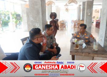 Ngopi Kamtibmas Bersama General Manager Hotel Cakra, Kapolsek Dentim Perkuat Sinergi Jaga Kondusivitas Wilayah