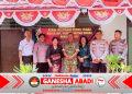 Kapolsek Dentim Hadiri Pelepasan Purna Tugas Danramil 1611-01/Dentim, Perkuat Sinergitas TNI-Polri