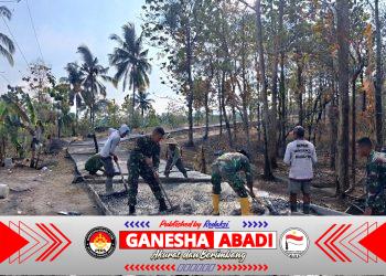 Satgas TMMD Berpacu dengan Waktu, Semangat Gotong Royong Wujudkan Jalan Impian Warga Desa Bercak