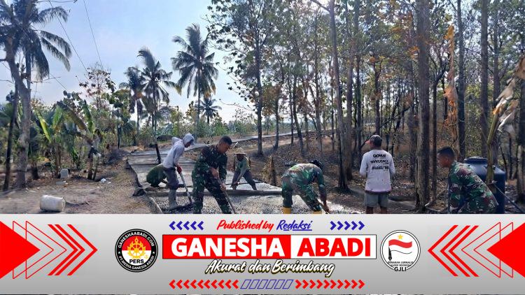 Satgas TMMD Berpacu dengan Waktu, Semangat Gotong Royong Wujudkan Jalan Impian Warga Desa Bercak