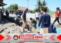 Bahu Membahu Demi Desa Sehat, Satgas TMMD Bersama Warga Bersihkan Saluran Air