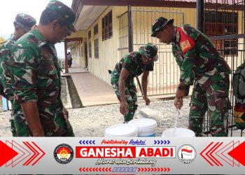Kodim 1714/PJ Gelar Karya Bakti Merah Putih SMP Negeri 1 Mulia Kab. Puncak Jaya