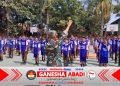 Babinsa Jatisrono Tanamkan Disiplin dan Wawasan Kebangsaan kepada Pelajar