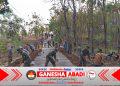 Tak Kenal Hari Libur, Satgas TMMD Selesaikan Jalan Demi Keselamatan Warga