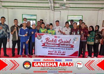 Sambut HUT ke-81 Kemerdekaan RI, Rutan Buntok Gelar Bakti Sosial Bersama DWP