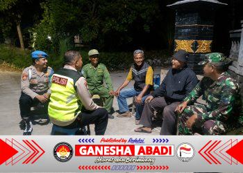 Babinsa Koramil 11/Manyaran Laksanakan Patroli Malam Bersama