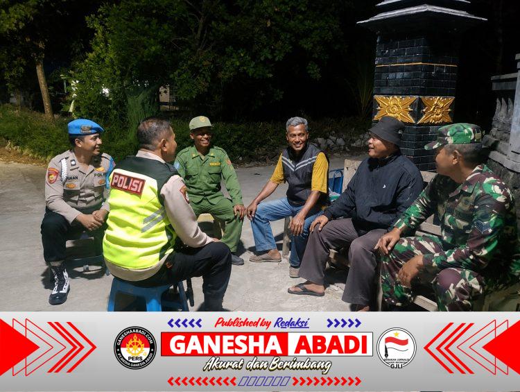 Babinsa Koramil 11/Manyaran Laksanakan Patroli Malam Bersama
