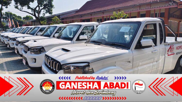 Mahindra Mengaspal di Desa, KDKMP Boyolali Diperkuat 50 Armada Operasional