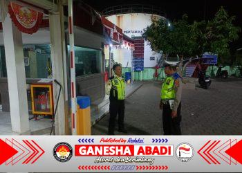 Patroli Polsek Kawasan Pelabuhan Benoa Sambangi Objek Vital, Jaga Keamanan