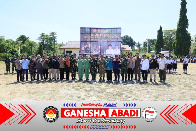 Resmi Ditutup! TMMD ke-129 Kodim 1505/Tidore Hadirkan Perubahan Nyata bagi Masyarakat