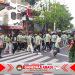 Jalan Santai Semarak HUT SMKN 4 Denpasar, Bhabinkamtibmas Sumerta Kelod Pastikan Kegiatan Aman dan Lancar