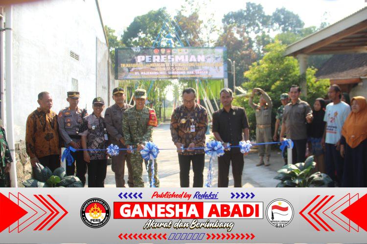 TMMD Majenang Resmi ditutup Dandim Sragen