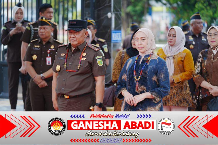Gubernur Sambut Kajati Kalteng Yang Baru Tiba di Kota Cantik Palangkaraya.
