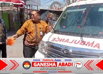 Wujudkan Pelayanan Publik yang Responsif, Kades Semampir Luqman Mualim Gelar Tasyakuran Ambulans Desa