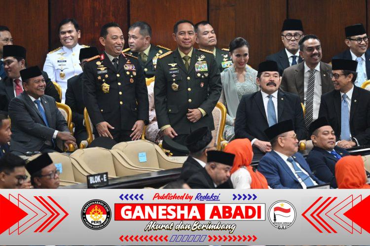 Panglima TNI Hadiri Pidato Kenegaraan Presiden RI pada Sidang Tahunan MPR RI Tahun 2026