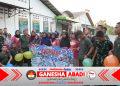 Prajuti Yonif TP 449/SH Larut Dalam Kecerian Lomba 17-an Bersama Warga