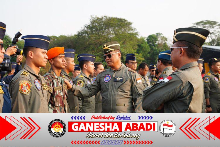 Panglima TNI Tinjau Kesiapan Alutsista Demo Udara HUT Ke-81 RI
