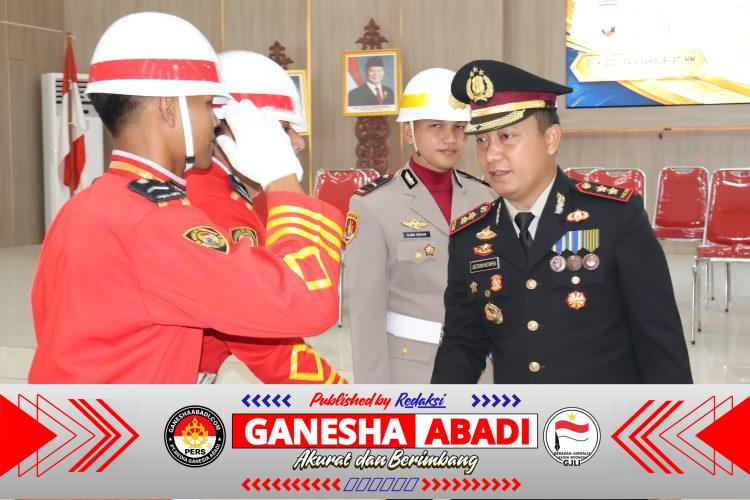 Kapolres Barsel Hadiri Pengukuhan Paskibraka Kabupaten Barito Selatan Tahun 2026